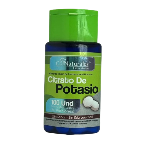 CITRATO DE POTASIO MASTICABLE FCO*100 UNDS