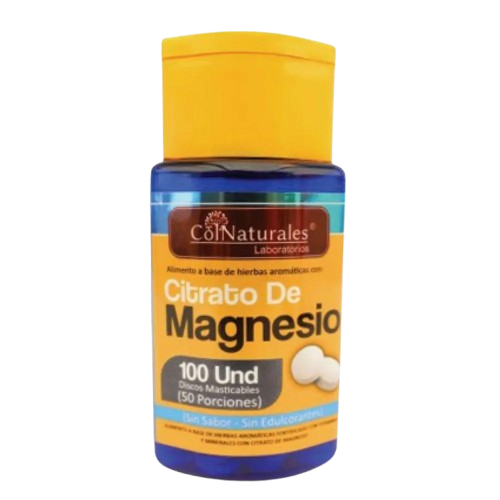 MASTICABLE CITRATO DE MAGNESIO FCO*100 UND