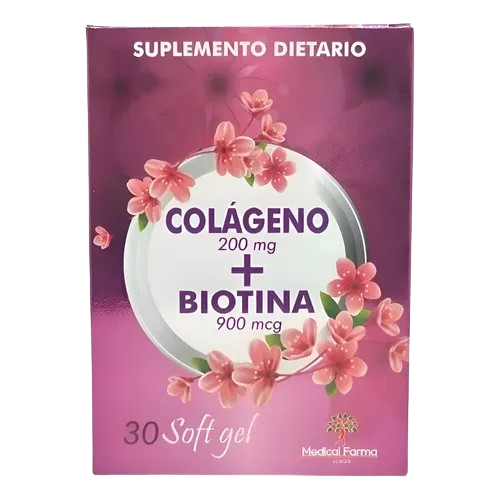COLAGENO+BIOTINA CJ*30 SOFT GEL