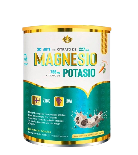 CITRATO DE MAGNESIO-POTASIO *1000GR SABOR COOKIES AND CREAM NUT