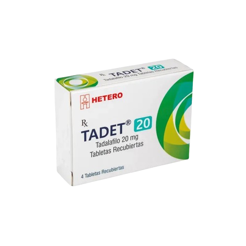 TADET (TADALAFILO 20MG)*4TAB
